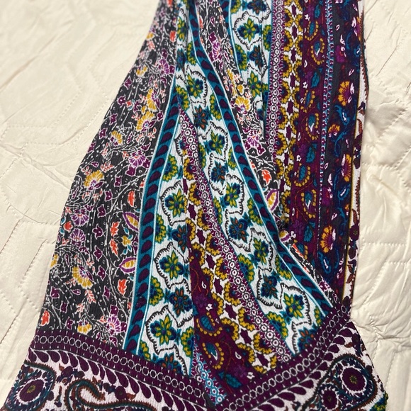 Patrons of Peace Colorful Patterned Flare Pants - Picture 4 of 6